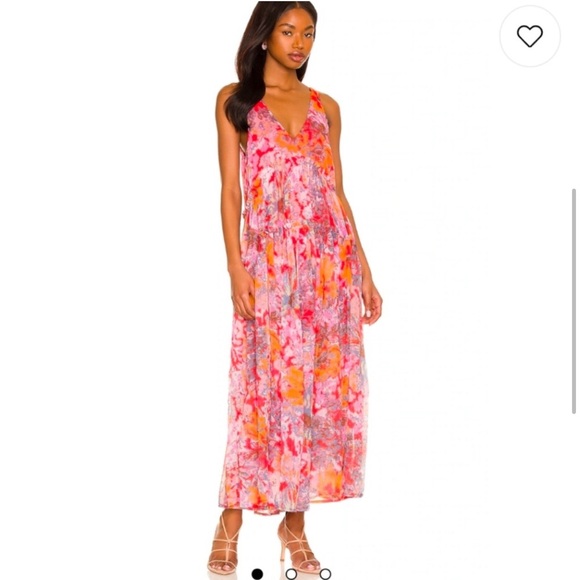 Free People Julianna Floral floaty maxi dress small - Picture 2 of 16